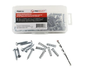 14X1-1/2 Plas Ancr Kit 50Pcs