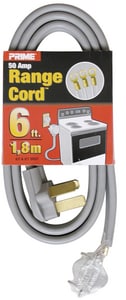 6Ft 3 Wire Range Cord 50 Amp