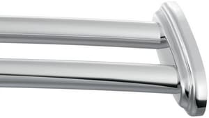 5 Ft Adj Dbl Crvd Shwr Rod Cp