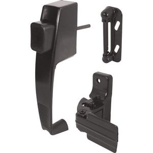 Blac P/Btn Latch W/ Tie Dwn