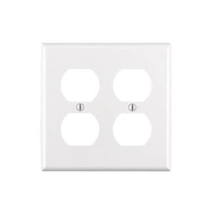 2G Dup Recept Plt Whit