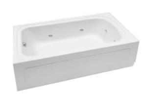 60X32 Rh Acr Bath W/Skt *Hillsb Wh