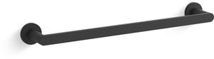 18 in. Towel Bar in Matte Black