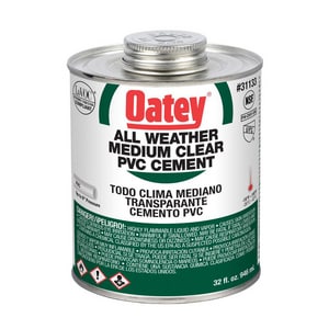 32 Oz Pvc All Weather Clr Cmnt