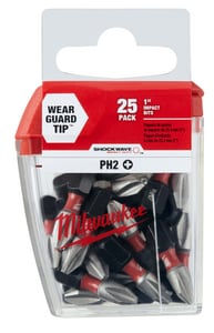 1 Shockwave Ins Bit Phil 1 25Pk