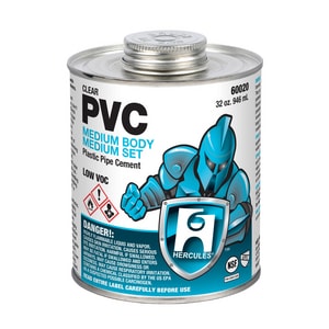 1 Qt Pvc Clr Med Cmnt