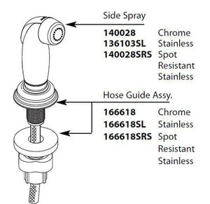 Rep S/Spry W/ Hose Cp