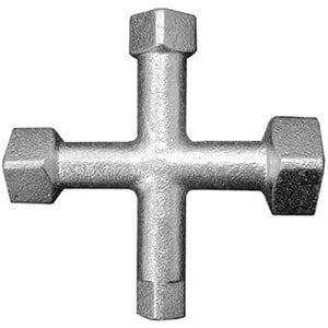 11/16 in x 1-5/16 in x 7/8 in x 1-1/8 in 4-Way Plug Wrench