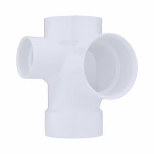 4 Pvc Dwv San Tee W/ 2 Lhi