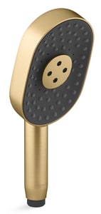 Multi Function Hand Shower in Vibrant Brushed Moderne Brass (Shower Hose Sold Separately)