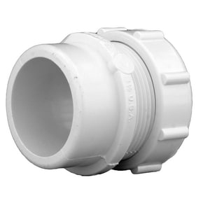1-1/2 Pvc Male Trap Adpt W/ N&W