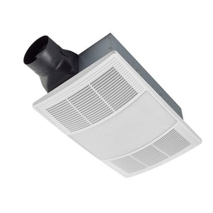 110 cfm Bathroom Exhaust Fan in White