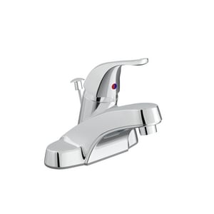 Single Handle Centerset Bathroom Sink Faucet in Brushed Nickel