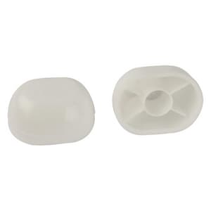 Oval Toilet Blt Caps Whit