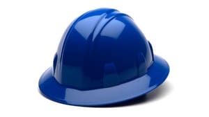 Full Brim Hard Hat in Blue