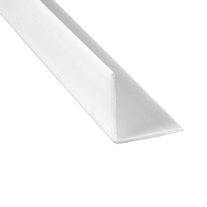 2-1/2X48 Cnr Shld W/ Hole Whit 6 Pk