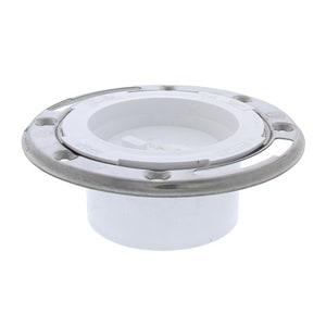 3 x 4 in. Plastic PVC Closet Flange