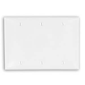 3 gal Blank Wall Plate Box Mount in White