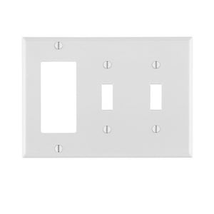 3G Decora Wall Plt 2 Tog 1 Dev Whit