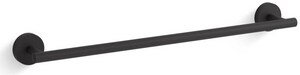 18 in. Towel Bar in Matte Black