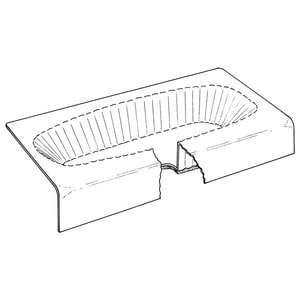 60X42X16 Oval Tub Prot