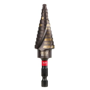 3/16 - 7/8 x 1/4 in. Hex Step Bit