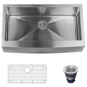 36 Uc Sgl Basin Ss Kitc Sink W/Apn