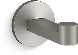1-Hook Robe Hook in Vibrant Brushed Nickel
