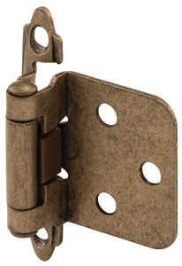 Flush Self Cl Cab Hinge Ab 2 Pk