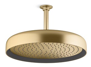 Single Function Showerhead in Vibrant® Brushed Moderne Brass