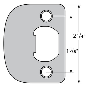 3796 Full Lip 1-1/4 Rnd Cnr Sn
