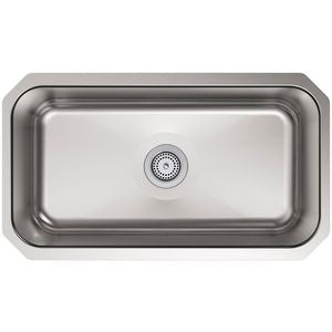 31X18X9 0H 1B Uc Ss Kitc Sink