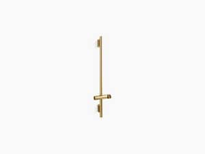 Shower Rail in Vibrant® Brushed Moderne Brass