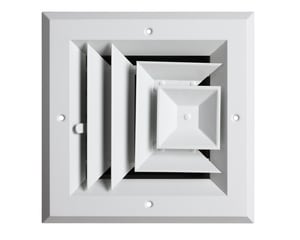 12X12 A3W Alum 3Way Ceil Diff Whit