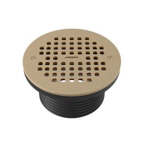 4 Pvc Adj Drn W 6 Brs Grate
