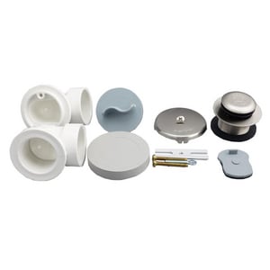 W&O Pvc S40 Tt H/Kit Brs Body Bn