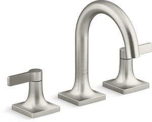 Two Handle Widespread Bathroom Sink Faucet in Vibrant Brushed Nickel