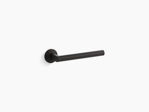 10-1/16 in. Towel Bar in Matte Black