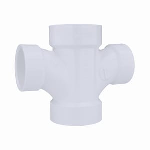 2X2X1-1/2X1-1/2 Pvc Dwv Dbl San Tee