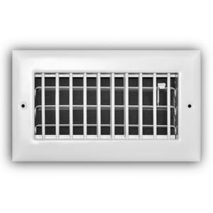 8 x 4 in. Residential Supply Register White Steel