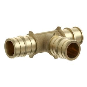 1 in. F1960 Brass PEX Tee