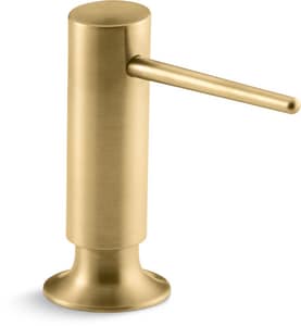 16 oz. Deck Mount Brass Soap and Lotion Dispenser in Vibrant® Brushed Moderne Brass
