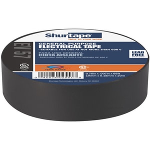 3/4X66 Ev057 Vinyl Elec Tape Blac