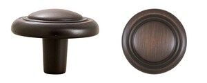1-1/4 Dia Cab Knob W/ Scrw Orbr