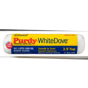 9In 3/8 Nap Rolr *White Dove