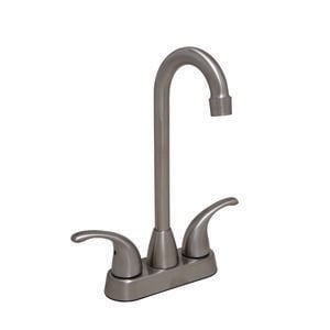 Two Lever Handle Bar Faucet in Brushed Nickel