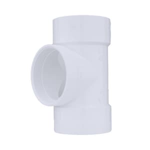 6 Pvc Dwv Flush Co Tee