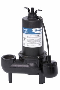 1/2Hp Ci Sewage Pump W/ Teth Swch