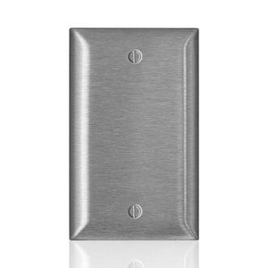 Ss 1 Gang Mid Sz Blnk Wallplate
