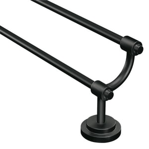 26-11/25 in. Towel Bar in Matte Black